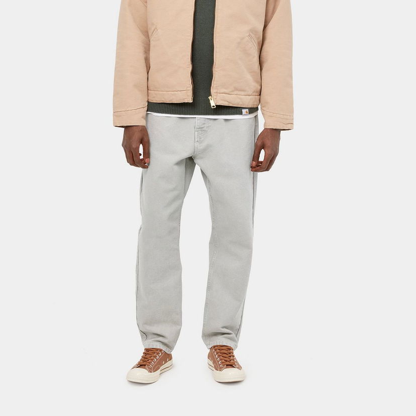 Панталони Carhartt WIP Carhartt WIP Newel Pant Hammer Worn Canvas Сиво | I028626_98