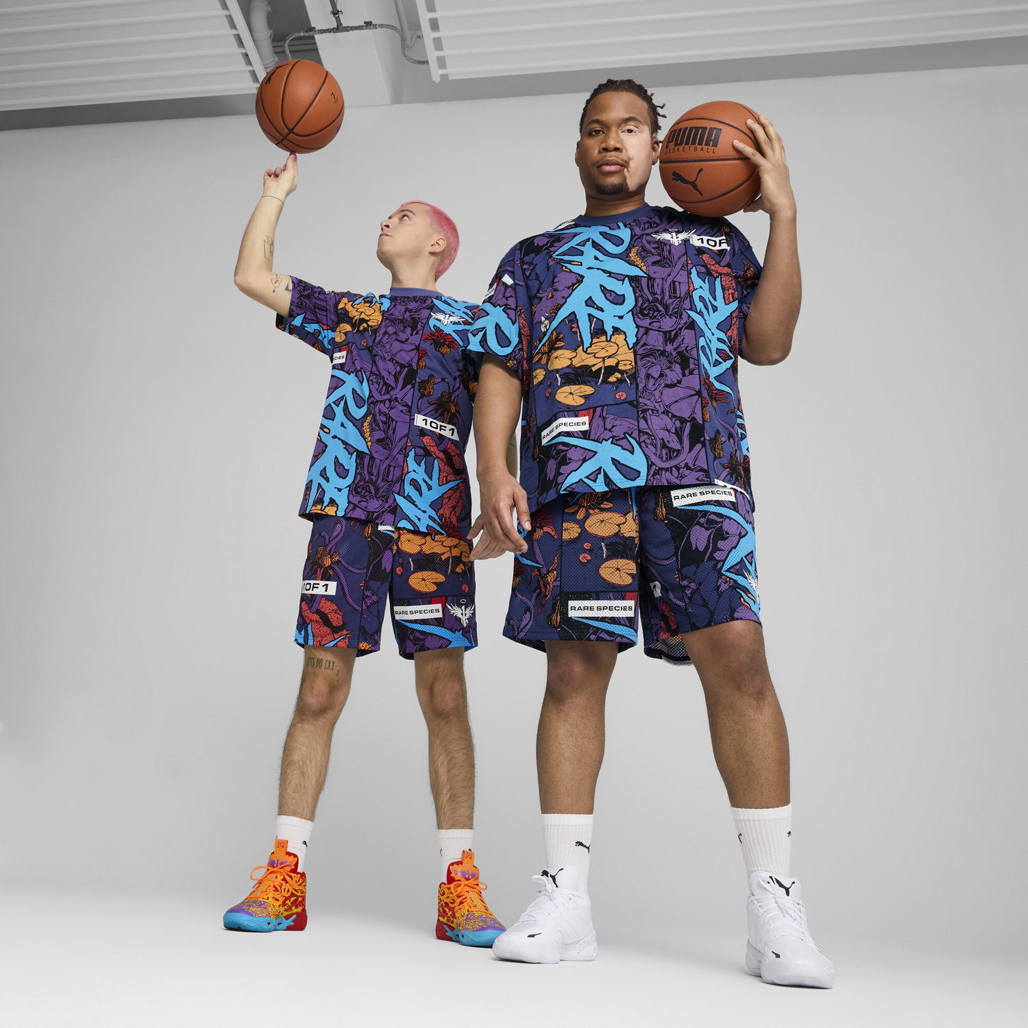 Къси панталони Puma Melo Phoenix Basketball Shorts Лилаво | 630689_01, 0
