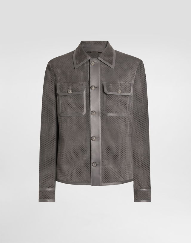 Dolce & Gabbana Perforated Lambskin Jacket
