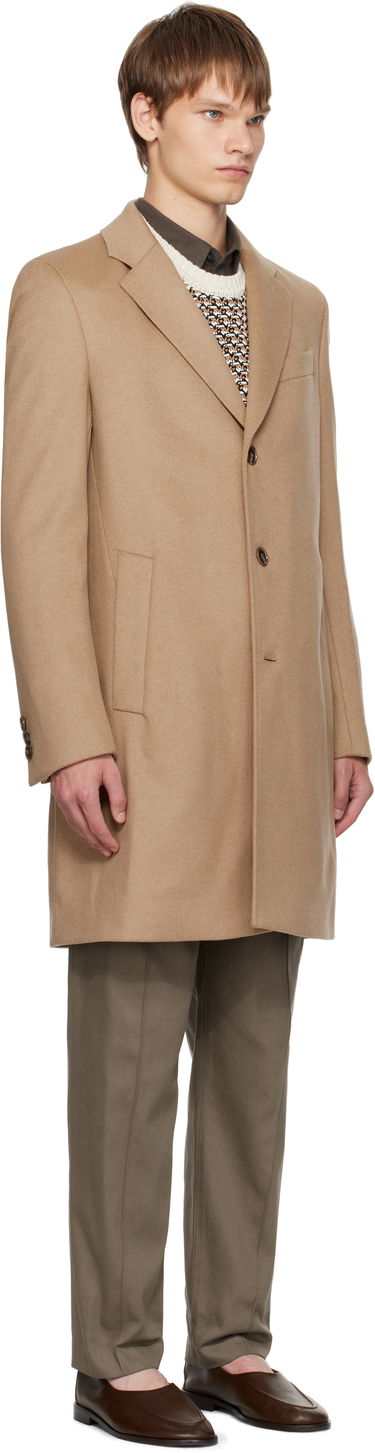 Палта BOSS Slim-Fit Wool and Cashmere Coat Кафяво | 50549187, 1