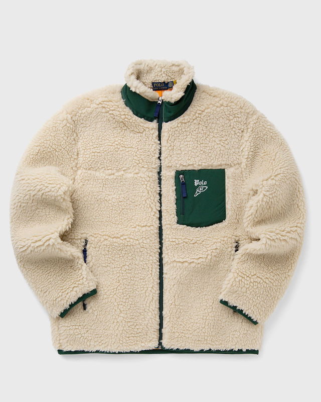 Sherpa Fleece Full Zip Pullover with Chest Pocket