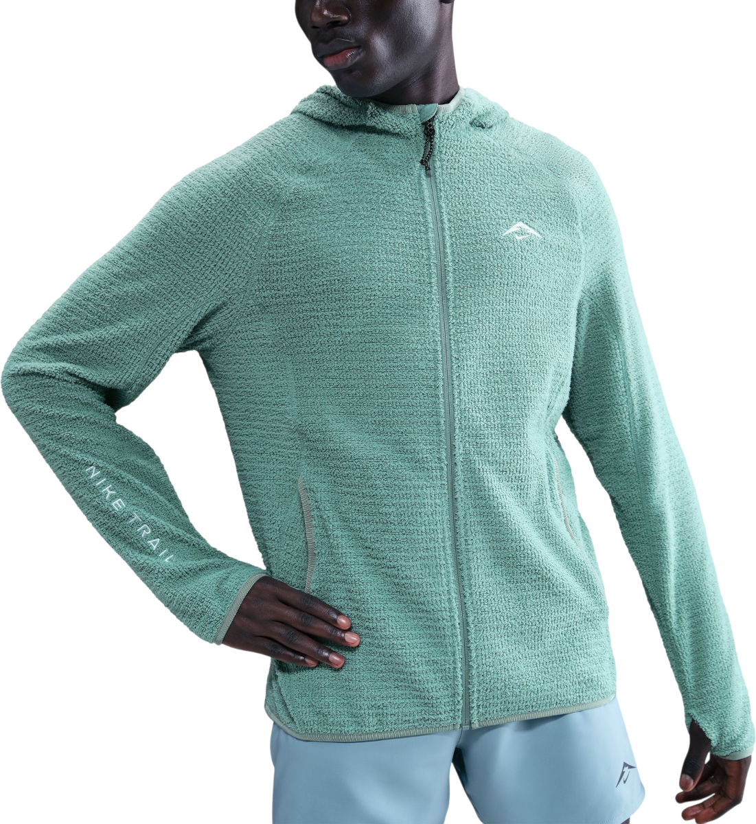 Яке Nike Trail Textured Hooded Jacket Тюркоазено | hv2664-017, 0