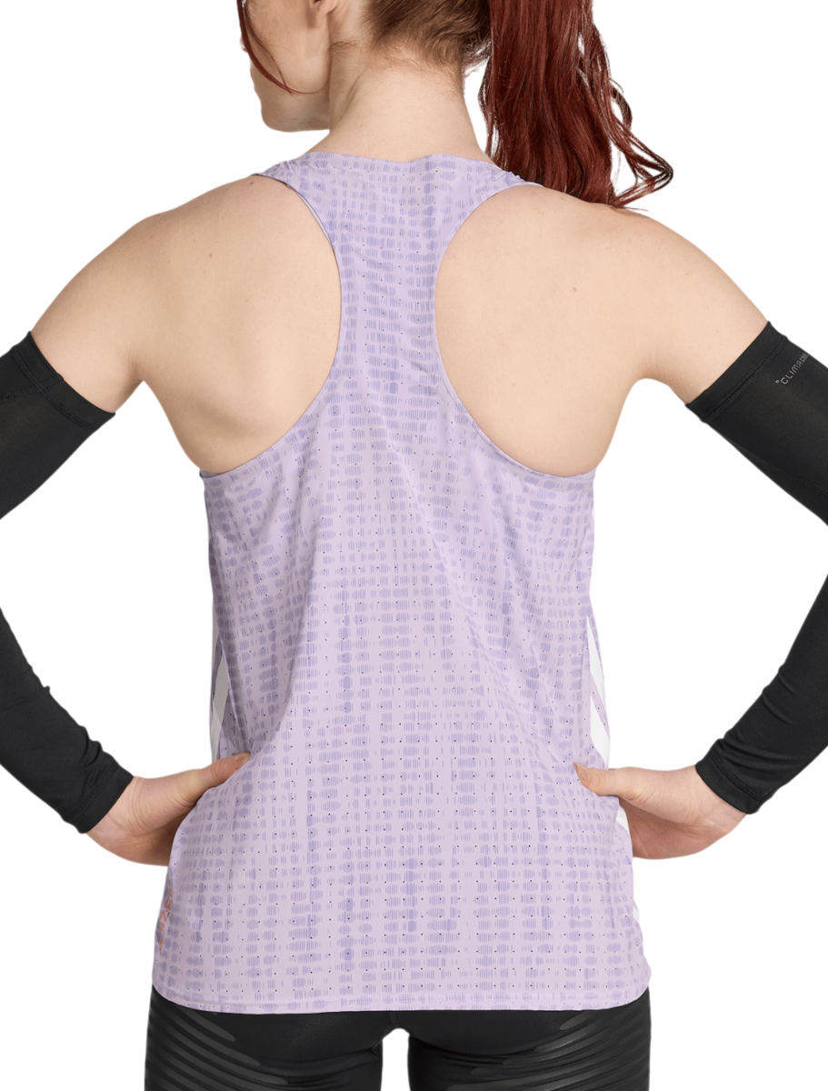 Потник adidas Originals Adizero Running Tank Top Лилаво | jv7157, 1