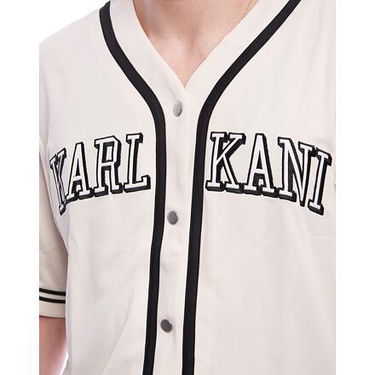 Фланелка Karl Kani Karl Kani College Baseball Shirt Бежово | KK-60350106, 1