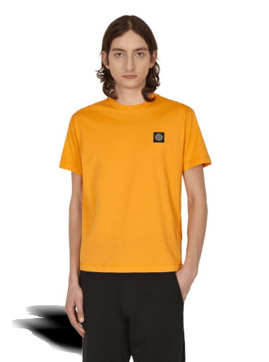 Тениска Stone Island Garment Dyed Logo T-Shirt Оранжево
 | MO101524113 V0032