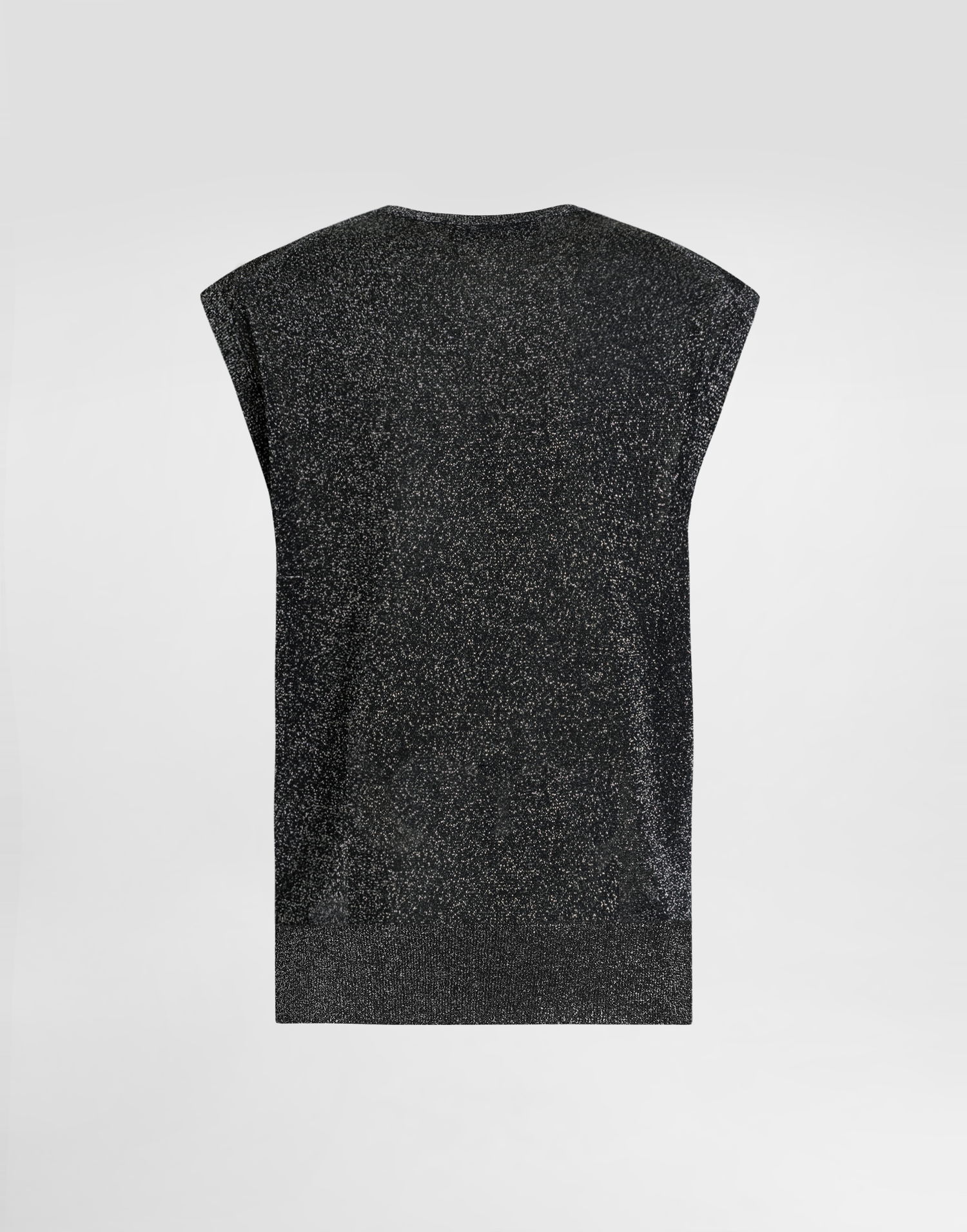 Потник Dolce & Gabbana Dolce & Gabbana Metallic Viscose Tank Top Черно | FXT74TJGMCES8001, 1
