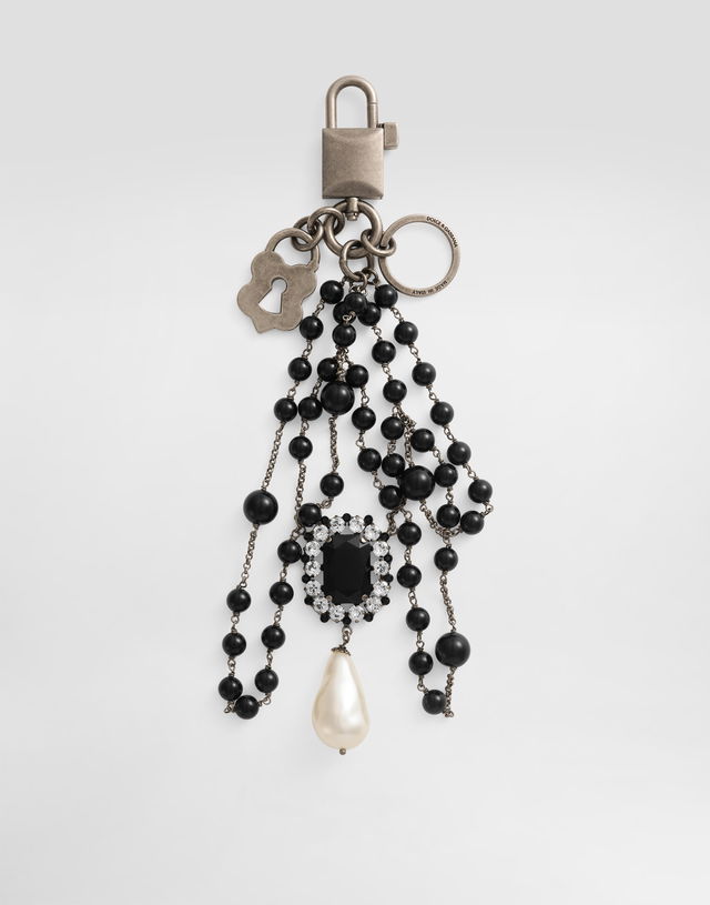 Dolce & Gabbana Beaded Jewel Charms Keyring