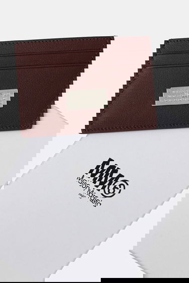 Портфейл Maison Margiela MM6 Maison Margiela Leather Card Holder Бургунди | SA5UI0026.P8332.T5016, 2