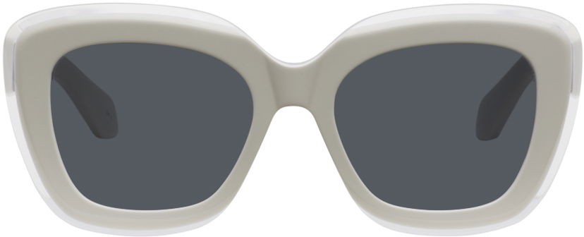 Слънчеви очила Alaïa Rectangular Sunglasses Бяло | AA0072S