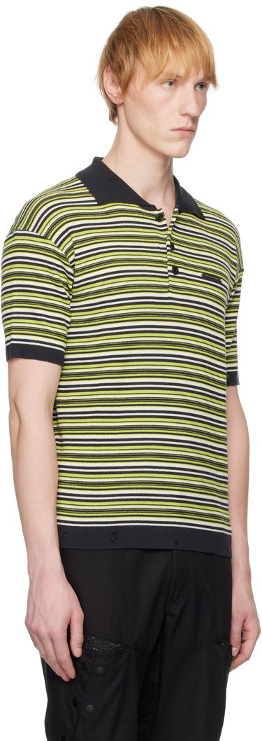 Поло тениска Andersson Bell Andersson Bell Striped Sweater Polo Черно | atb1286m, 4