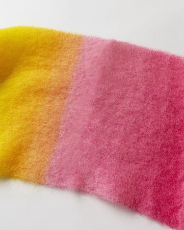 Шал GANNI Mohair Gradient Fringed Scarf Многоцветен | 5714667454759, 1