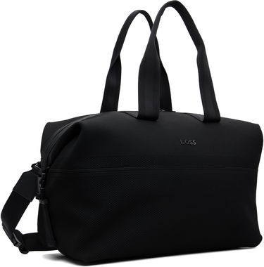 Чанта за пътуване BOSS BOSS Mixed-Structure Holdall Черно | 50548308, 2