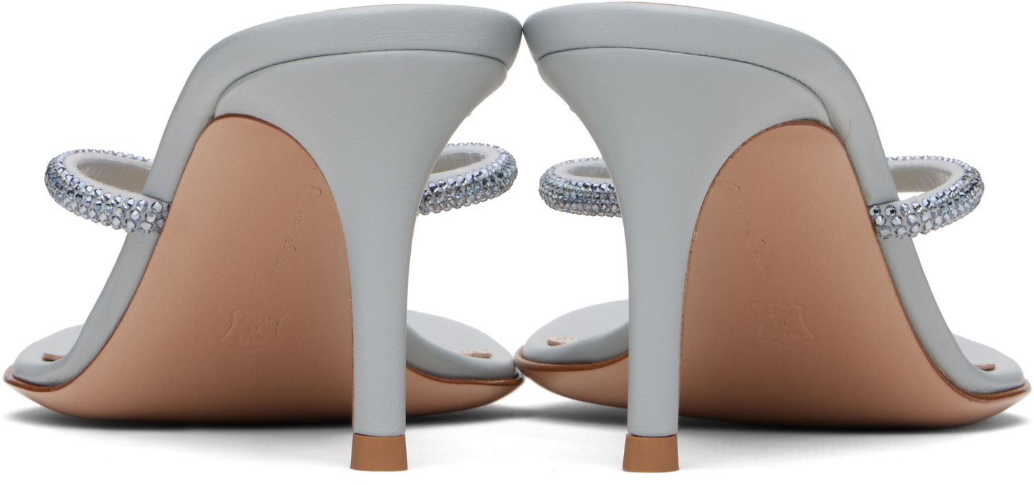 Кецове и обувки Gianvito Rossi Gianvito Rossi India Thong 70 Heeled Sandals Сиво | G13270-70RIC-XCN, 1