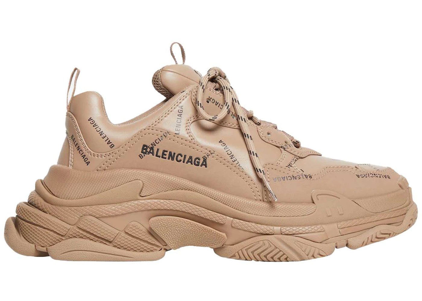 Кецове и обувки Balenciaga Triple S Sneaker Бежово | 536737-W2FA1-9911, 0