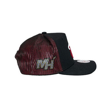 Шапка с козирка Mitchell & Ness Mitchell & Ness NBA Tremor Trucker Snapback Hat Miami Heat Черно | HT11505-MHEBLCK, 4