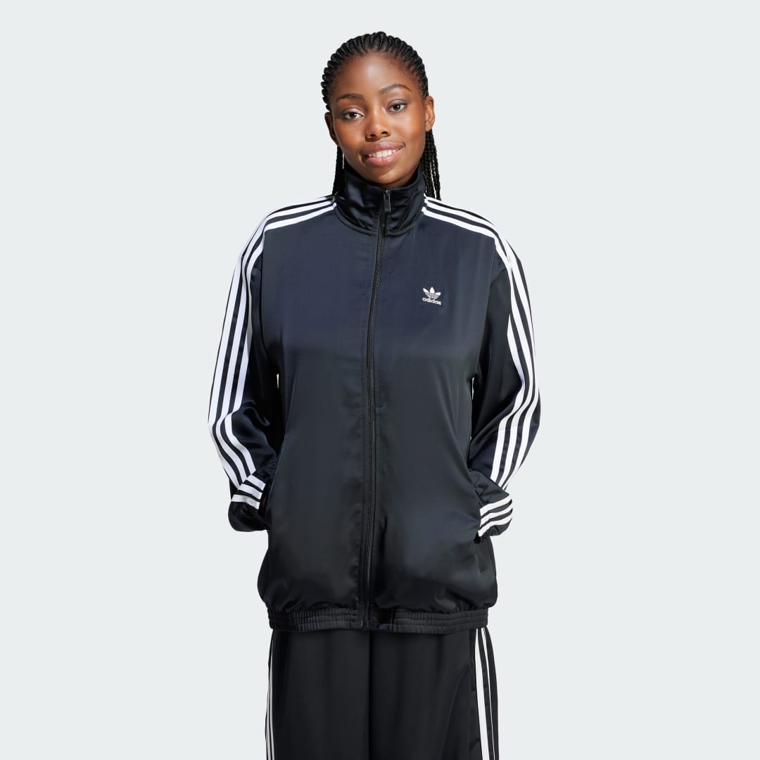 Яке adidas Originals Loose Satin Jacket Сиво | IU2516, 1