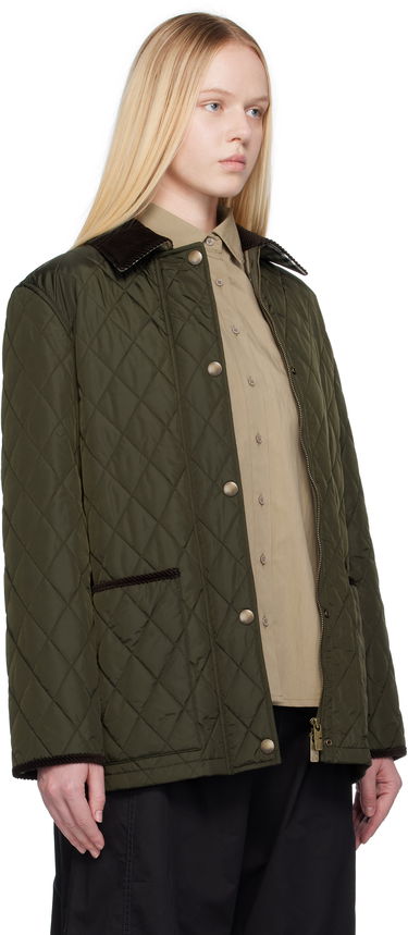 Яке Burberry Burberry Broadway Quilted Jacket Зелено | 8113840, 1