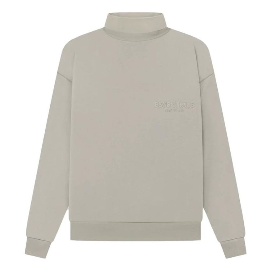 Пуловер Fear of God Essentials Turtleneck Sweatshirt Сиво | FOG-SS23-073, 0