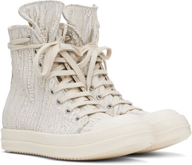 Кецове и обувки Rick Owens Rick Owens DRKSHDW Hollywood Megacrust High-Tops Бяло | DS01E3800 SMMC, 3