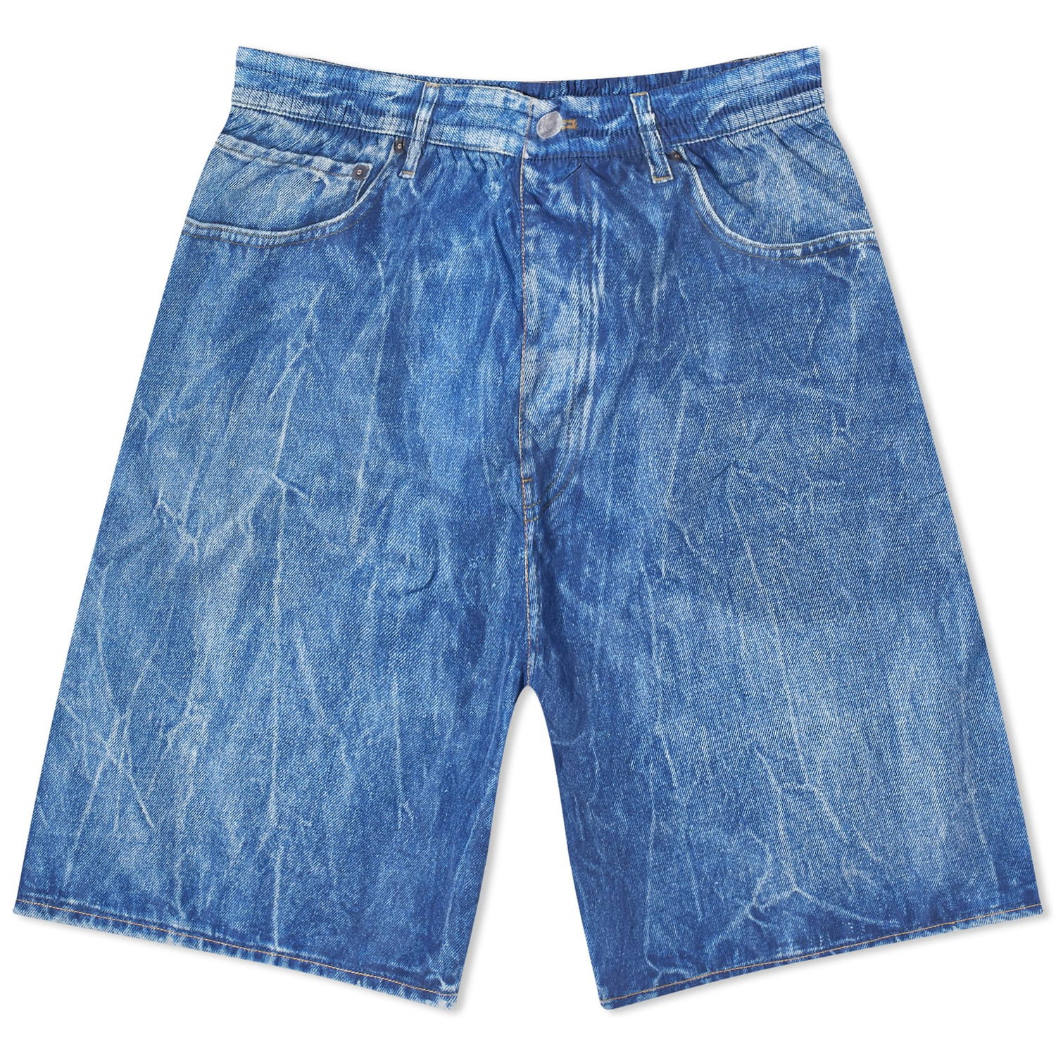 Бански Balenciaga Denim Look Technical Fabric Swim Shorts Синьо | 771233-TQVC1-4108, 0