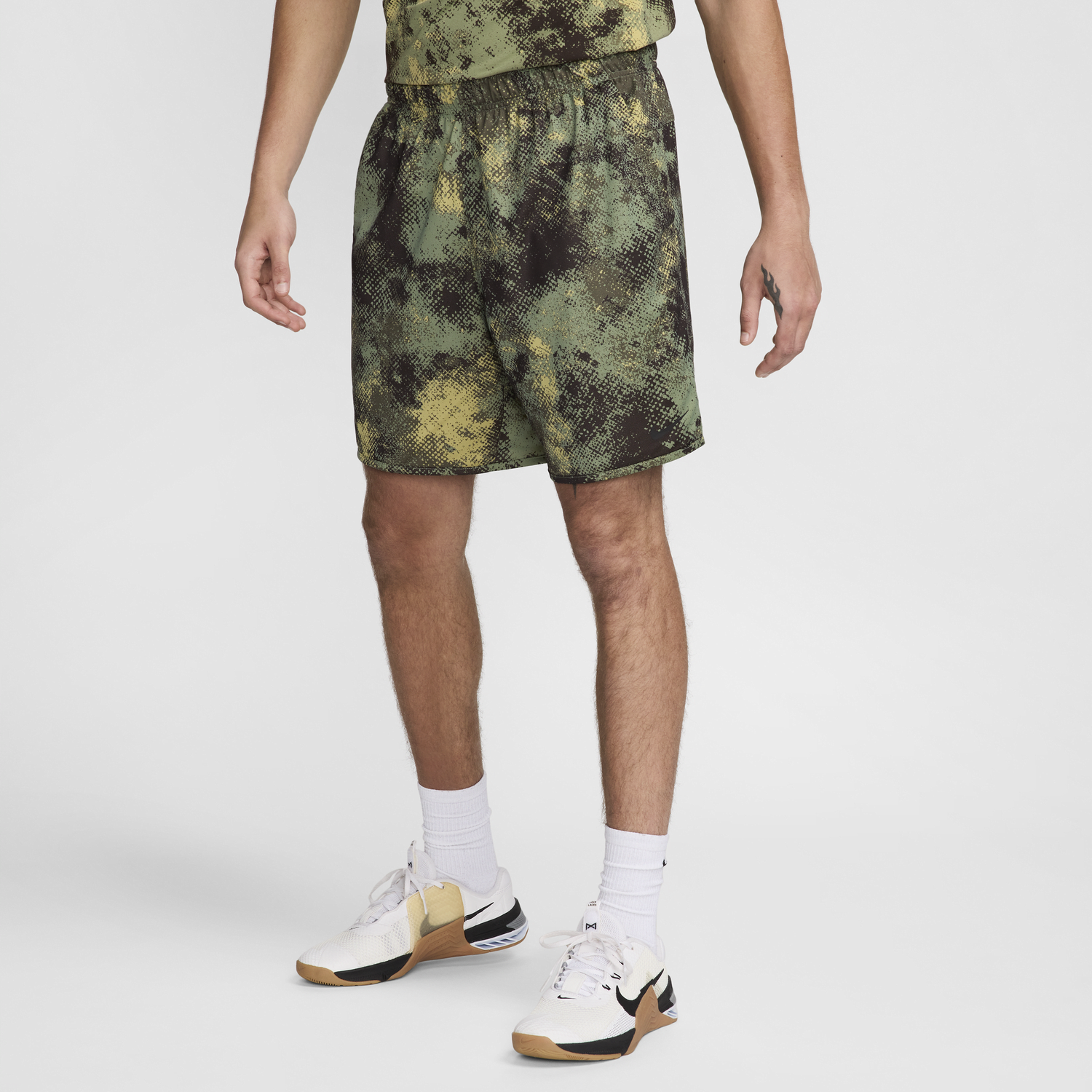 Къси панталони Nike Totality Camo Dri-FIT 7" Training Shorts Зелено | FZ0742-386, 0