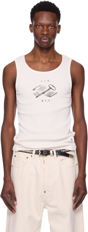 Потник Enfants Riches Déprimés Enfants Riches Déprimés Academic Tank Top Бяло | 010-839, 0