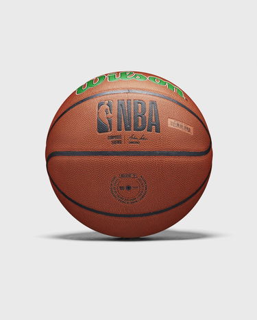 Спортна екипировка Wilson Tennis NBA Team Alliance Boston Celtics Size 7 Basketball Кафяво | WTB3100XBBOS, 0