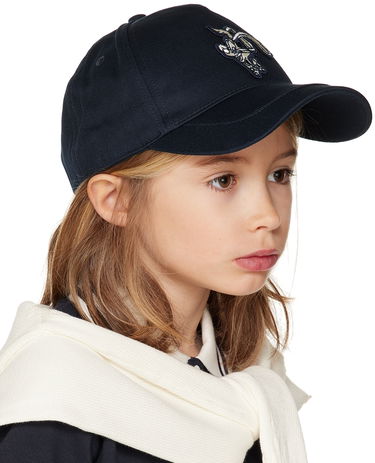 Шапка с козирка Moncler Moncler Enfant Embroidered Baseball Cap Тъмно синьо | 954 3B00012 0U082, 1