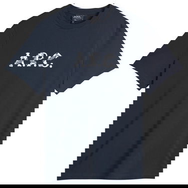 Тениска A.P.C. Hugo Graphic Logo T-Shirt Тъмно синьо | COHGS-M26543-IAK, 0
