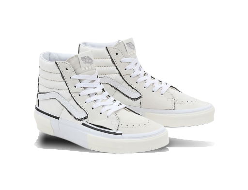 Скеитбординг Vans Chaussures Sk8-hi Reconstruc Бяло | VN0005UKQJM