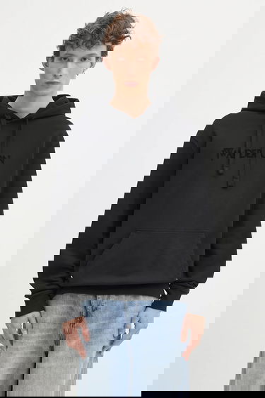 Суитчър JW Anderson JW Anderson Logo Embroidery Cotton Hoodie Черно | JW0214.PG1632.999, 0