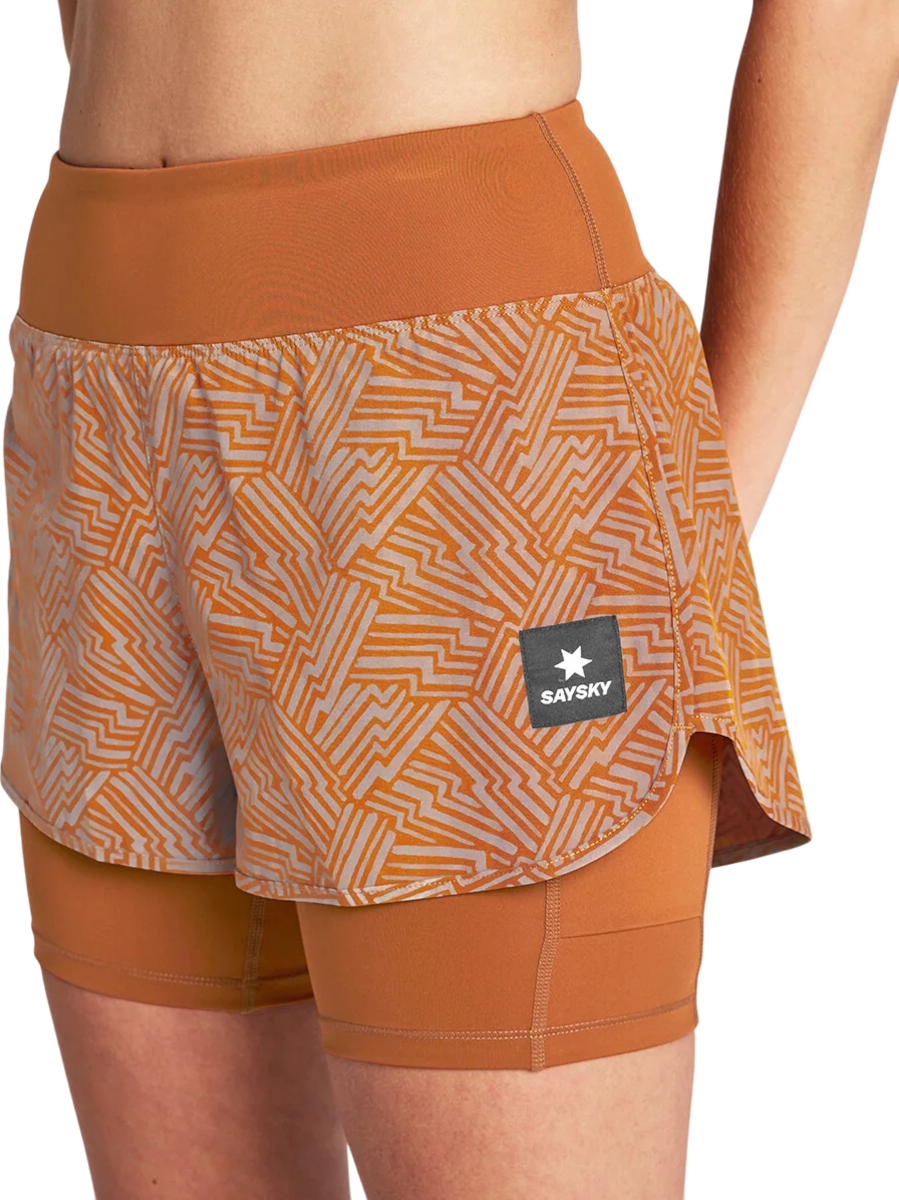 Къси панталони Saysky Reflective Pace 2 in 1 Shorts 3" Оранжево
 | owrsh23c1051-owrsh23c1051, 0