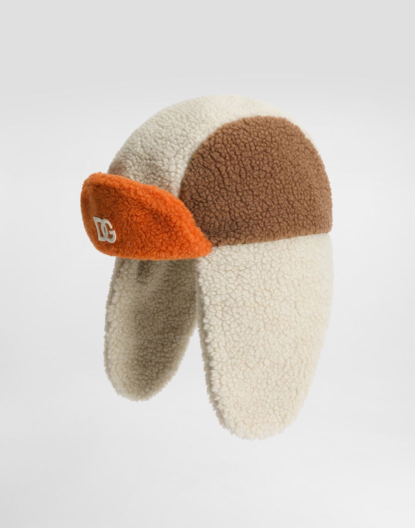 Шапка Dolce & Gabbana Dolce & Gabbana Teddy Faux Fur Trapper Hat Многоцветен | LB5H69FUS4FS9000