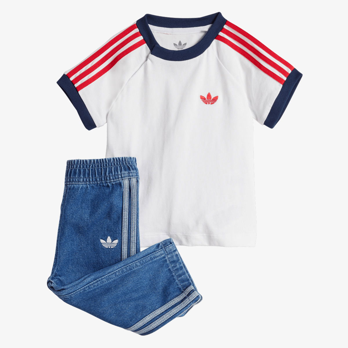 Комплект adidas Originals Denim Set Синьо | JC7863, 0