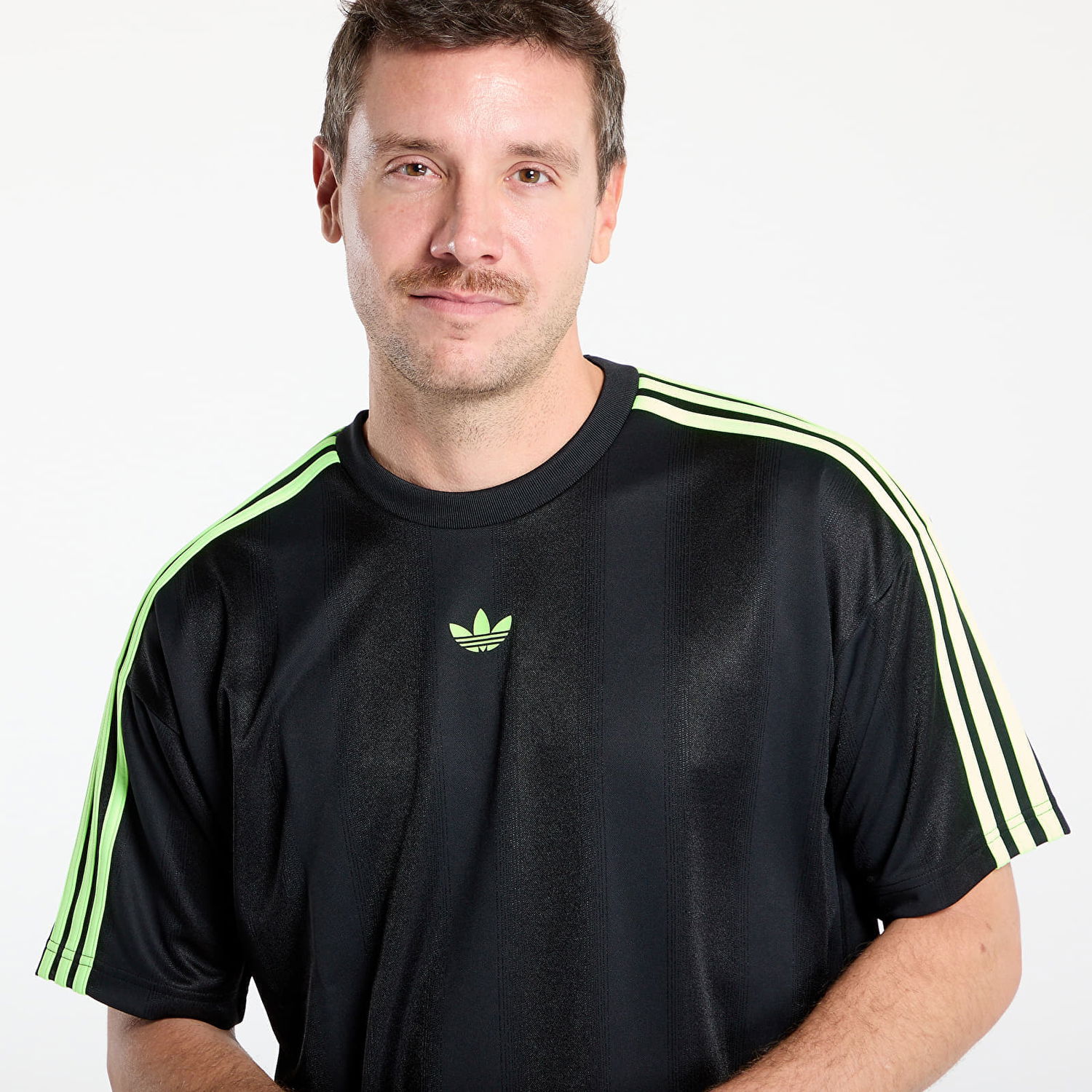 Тениска adidas Originals Adicolor Jacquard Jersey T-Shirt Черно | JW5878, 1