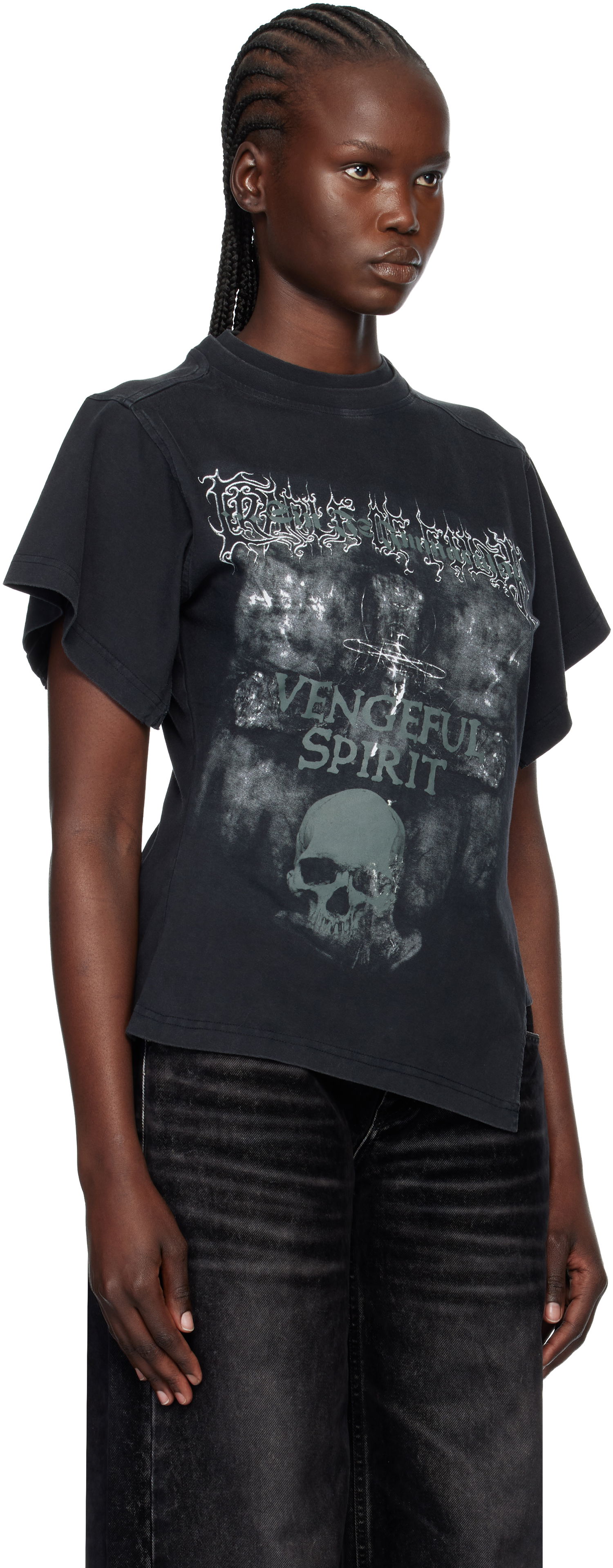 Тениска VETEMENTS Cradle of Filth Shifted Graphic T-shirt Черно | WCF76TR690M, 1