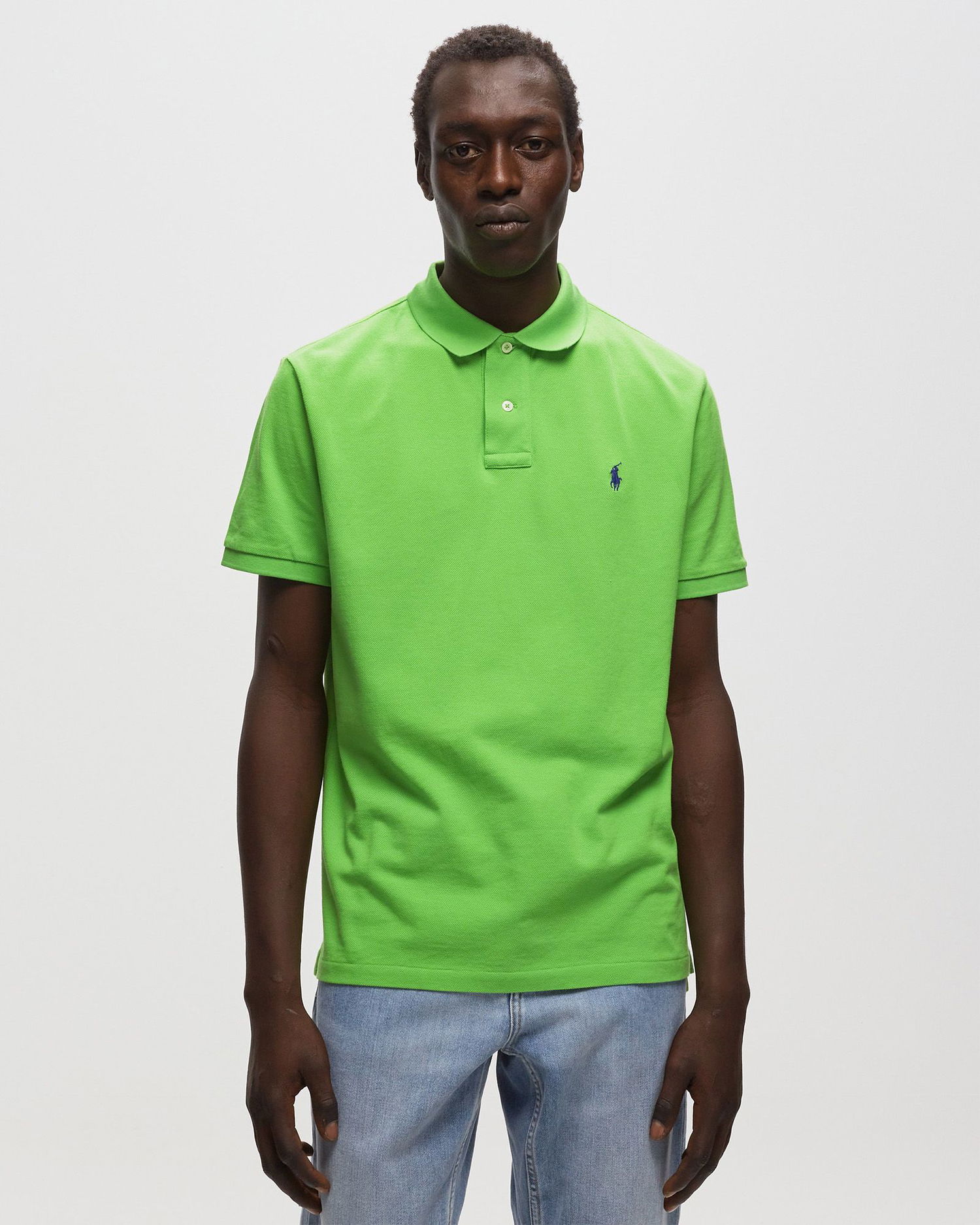 Поло тениска Polo by Ralph Lauren SSKCCMSLM1-S/S POLO SHIRT Зелено | 710680784312, 1