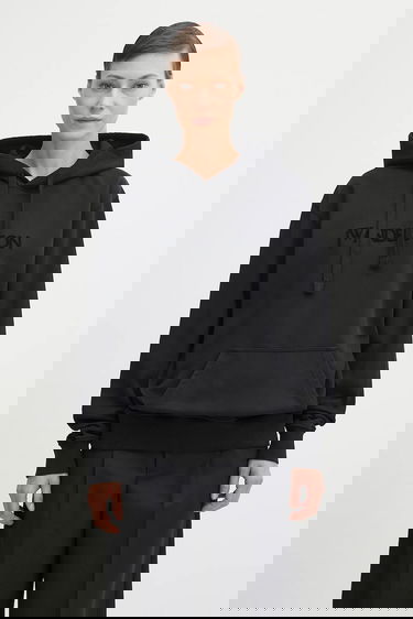 Суитчър JW Anderson JW Anderson Logo Embroidery Hoodie Черно | JW0231.PG1632, 0