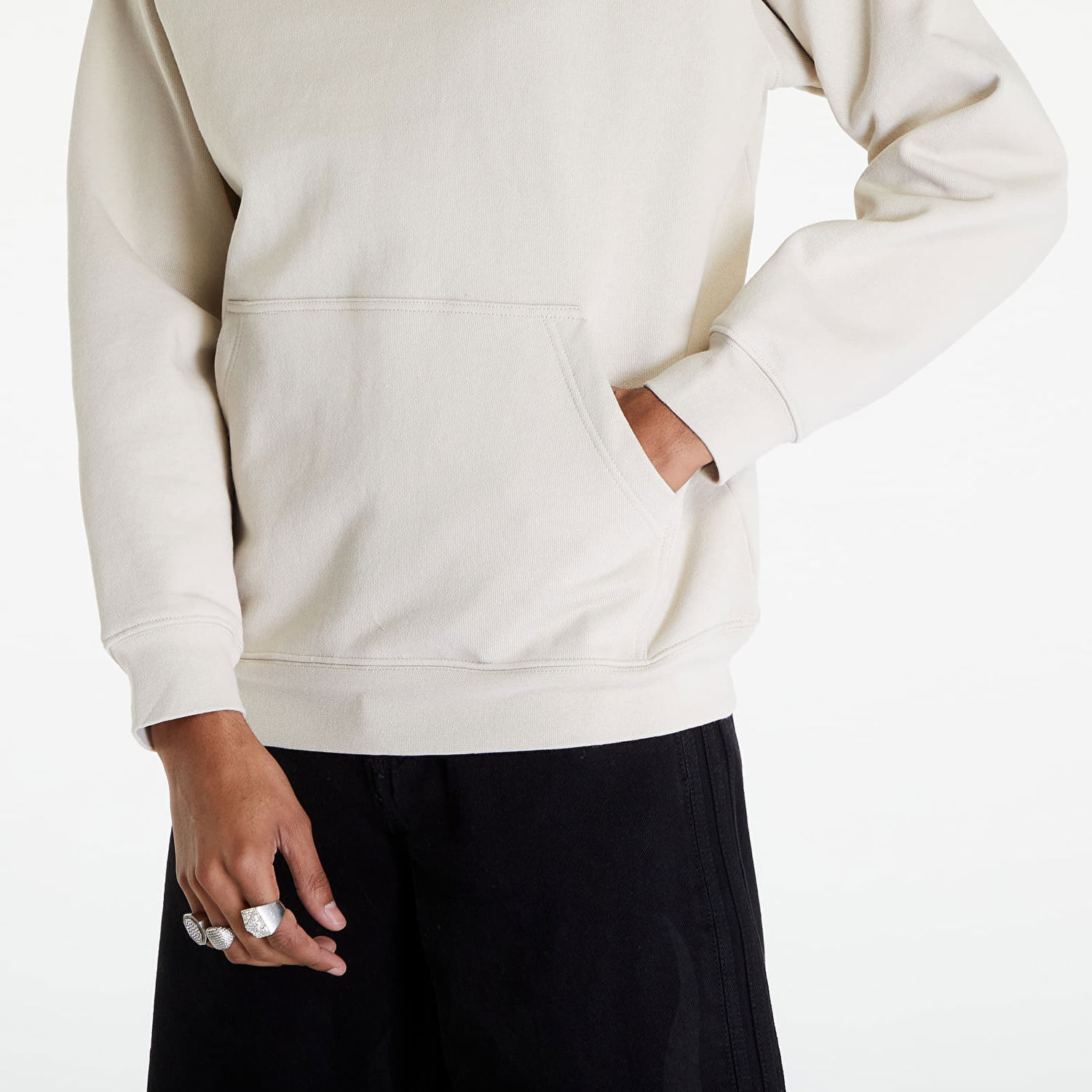 Суитчър Dime Classic Small Logo Hoodie Fog Сиво | DIMESP2411FOG, 1
