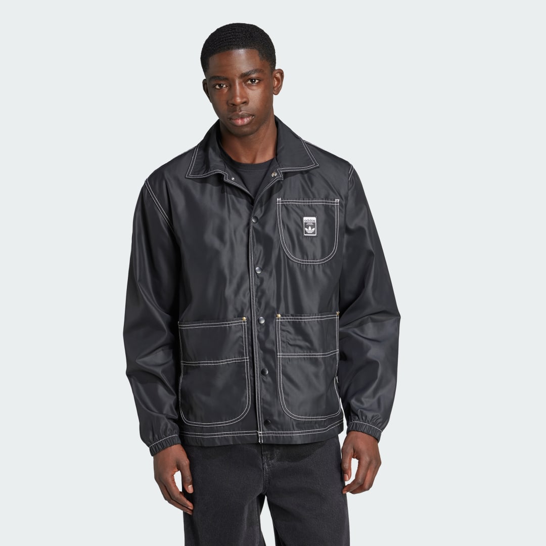 Ветровка adidas Performance Regular Wabash Coach Jacket Черно | JW0174, 0