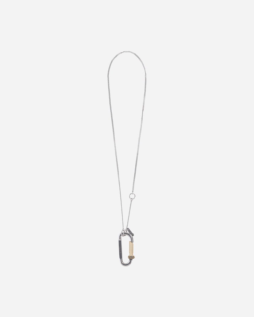 Колие Aries Carabiner Chain Necklace Металик | AR9026502 SLV