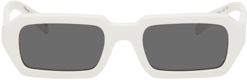 Слънчеви очила Prada Rectangular Sunglasses Бяло | 0PR A12S 17K08Z 8056597967891, 0