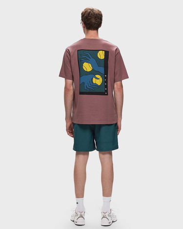 Тениска By Parra Ball Catcher Graphic T-Shirt Лилаво | 52106, 1