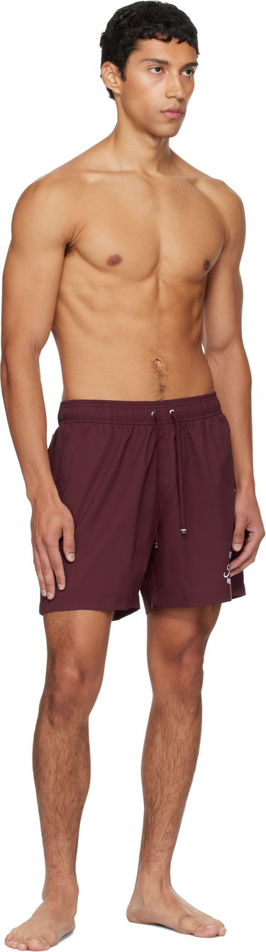 Къси панталони AMIRI AMIRI 'Club Amiri' Swim Shorts Бургунди | AMSWTK1045, 3