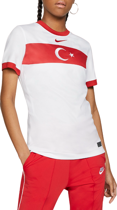 Фланелка Nike Turkey 2020 Stadium Home Football Shirt Бяло | cd0906-100, 0