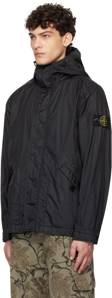 Ветровка Stone Island Short Dyed Hooded Jacket Черно | K1S15 4100093 S0A21, 3