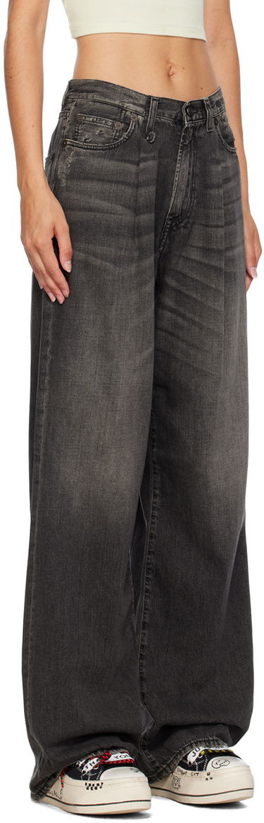 Дънки R13 R13 Damon Pleated Jeans Сиво | R13W3147-D019A, 4