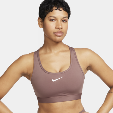 Сутиен Nike Swoosh Medium Support Padded Sports Bra Розово | DX6821-208, 1