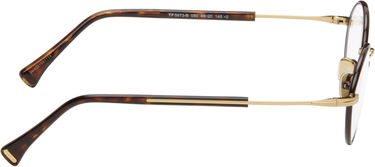 Слънчеви очила Tom Ford Tom Ford Round Blue Block Glasses Кафяво | FT5973-B_49050, 1