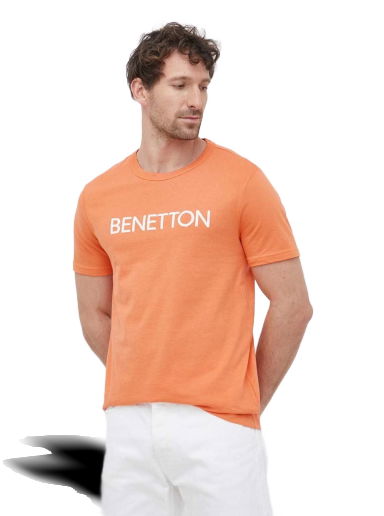 Тениска United Colors of Benetton Logo Tee Оранжево
 | 3I1XU100A.12Y